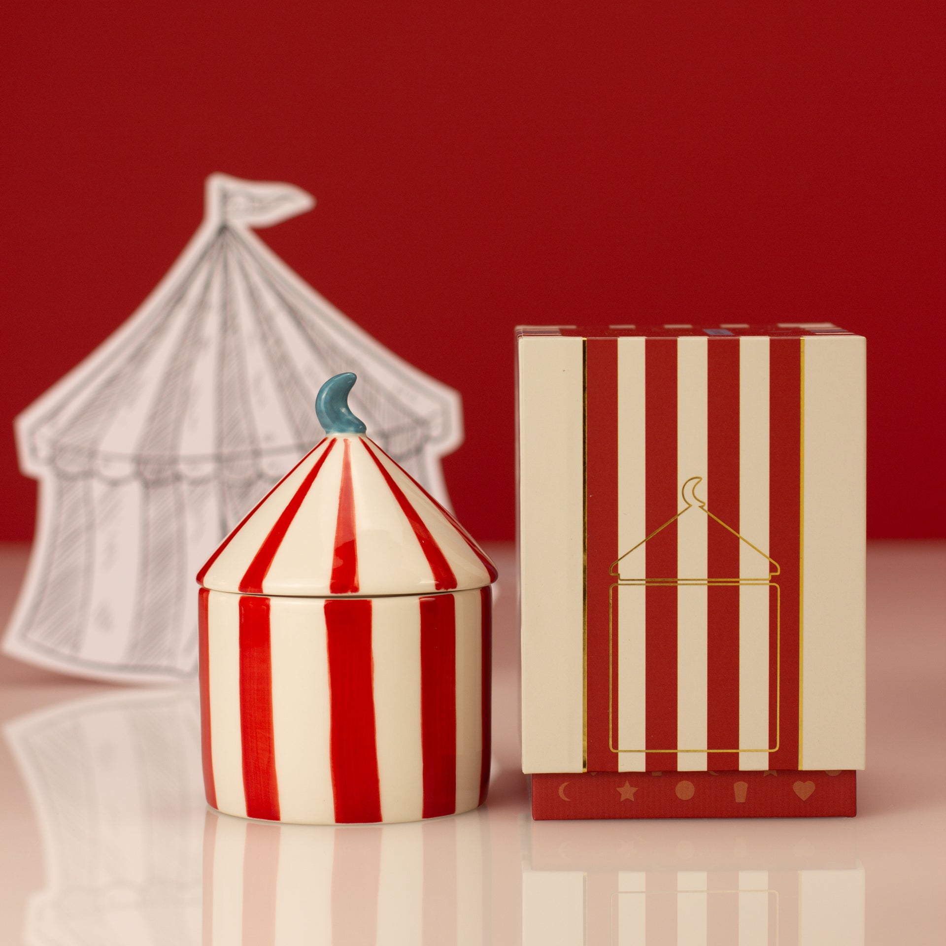 Carnival: Ringmaster Red Candle - Plum & Pomegranate
